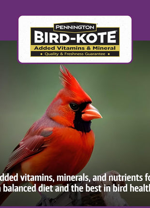 Pennington Pride Songbird Nut & Fruit Blend, Wild Bird Seed for Outside Feeders, Advanced Nutrition Formula for Health, Bird Food, 10-lb. Bag