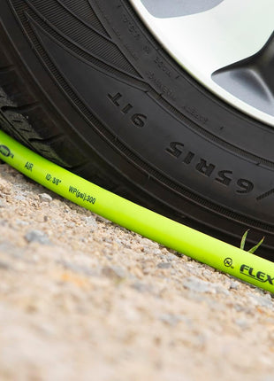 Flexzilla Air Compressor Hose, 3/8 in. x 50 ft., 1/4 in. MNPT Fittings, No-Kink, All Weather, Lightweight, Premium Hybrid Polymer, 300 PSI, ZillaGreen