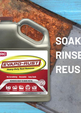 Evapo-Rust ER012 Heavy Duty – 128 oz., Rust Remover for Auto Parts, Hardware, Antiques | Rust Removers and Chemicals