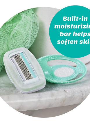 Schick Intuition Go Disposable Razor for Sensitive Skin, 1ct, Razors Sensitive Skin, Women's Disposable Razors with Organic Aloe, Travel Razor