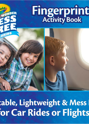 Crayola Color Wonder Mess Free Fingerprint Activity Book, Finger Painting Alternative, Arts & Crafts Gift for Kids Ages 3+