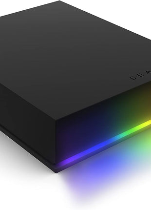 Seagate FireCuda Gaming Hard Drive External Hard Drive 5TB - USB 3.2 Gen 1, RGB LED lighting for PC and Mac with Rescue Services (STKL5000400)