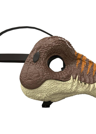 Mattel Jurassic World Rebirth Spinosaurus Dinosaur Mask, Role-Play Head Wear, Movie-Inspired Costume Gear, Openable Jaw, Realistic Texture and Color, Adjustable Strap