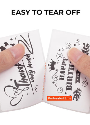 MUNBYN 3x2 Inch White Thermal Labels, Thermal Sticker Labels for Price, Barcode, Mailing, Name, 500 Sheets/1 Roll