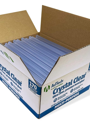AdTech Hot Glue Sticks 10 inch Full Size, Clear, 85 Sticks