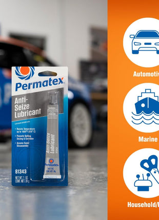 Permatex 81343 Anti-Seize Lubricant, 1 oz. Tube
