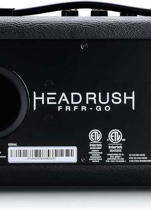 HeadRush FRFR-GO 30W Portable Electric Guitar Amplifier for Modellers | Portable Full-Range Flat-Response Speaker with Bluetooth, Rechargeable Battery for Multi-FX and Amp Modeling Pedals