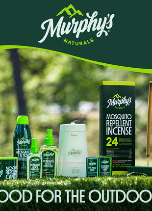 Murphy's Naturals Mosquito & Tick Bug Repellent Spray, Oil of Lemon Eucalyptus for Skin + Outdoor Gear, 4 Ounce Pump, 2-Pack