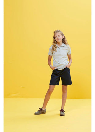 French Toast Toddler Girls Pull-On Short, Navy, 6
