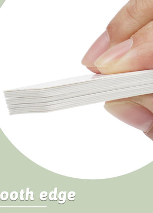 Earring Card Holder - 300 PCS Earring Display Holder Cards, 1.1"x1.6" Blank Paper Cards with 2 Holes, Earring Display Cards for Selling Earrings Necklace Jewelry DIY Crafts (White)