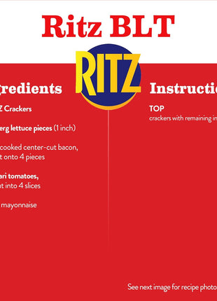 RITZ Fresh Stacks Original Crackers, Party Size, 16 Multi Snack Packs | Travel Snacks, Individually Wrapped