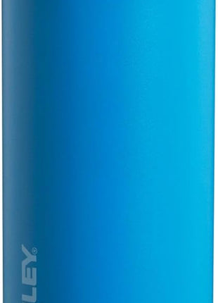 Stanley Quick Flip GO Water Bottle 24 oz | Push Button Lid | Leakproof and Packable for Travel and Sports | Insulated Stainless Steel | BPA-Free | Azure