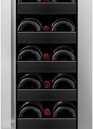 Whynter BWR-208SB Stainless Steel 12 inch Built-in 20 Bottle Undercounter Wine Refrigerator with Reversible Door, Digital Control and Lock
