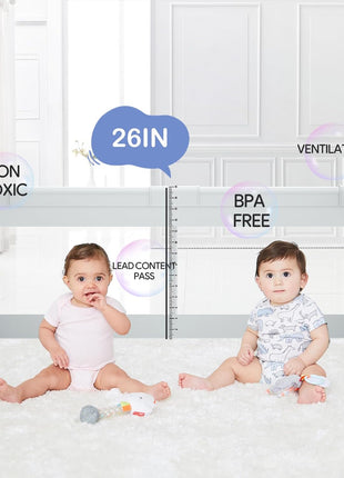 Fodoss Baby Playpen, 47×47in Playpen for Babies and Toddlers with Door | Baby Play Yard for Indoor & Outdoor, Soft Breathable Mesh, BPA-Free Oxford Fabric, Anti-Slip Suction Cups, Pull Rings