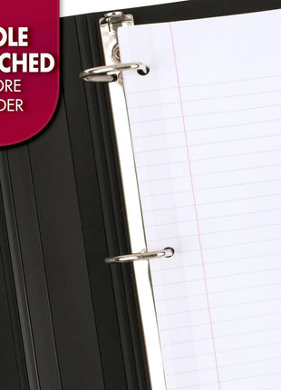 Mead Loose Leaf Paper, Wide Ruled Filler Notebook Paper, Reinforced, 8 inch x 10-1/2 inch, 100 Sheets, Fits 3-Ring Binder (15006)