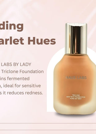 HAUS LABS BY LADY GAGA Triclone Skin Tech Medium Coverage Foundation with Fermented Arnica 340 Medium Cool