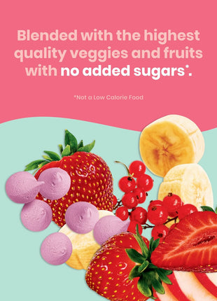 Amara Smoothie Melts - Mixed Red Berries - Baby Snacks Made With Fruits and Vegetables - Healthy Toddler Snacks For Your Kids Lunch Box - Organic Plant Based Yogurt Melts - 6 Resealable Bags
