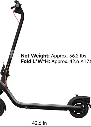 Segway Ninebot E2 Plus II/E2 Pro/E3 Pro Electric Scooter, 15.5–20 MPH, Long Range, Dual Elastomer Suspension (E3 Pro only), Foldable Adult Scooter, UL 2272 & 2271 Certified