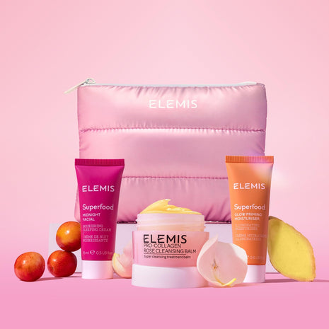 ELEMIS Way to glow kit, Amazon Exclusive 3 Piece travel set ($70 Value)