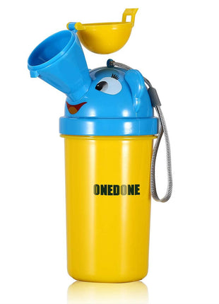 ONEDONE Portable Baby Child Potty Urinal Emergency Toilet for Camping Car Travel and Kid Potty Pee Training (boy)