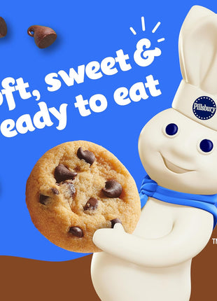 Pillsbury Mini Soft Baked Cookies, Chocolate Chip, Snack Bags, 10 Ct, 10 oz