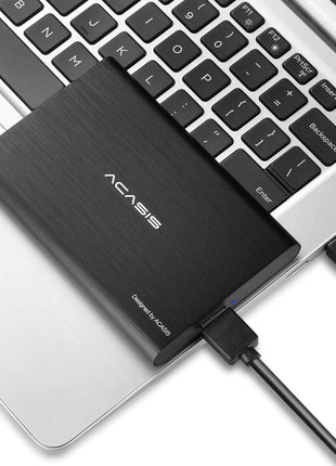 ACASIS 500GB USB3.0 2.5" Portable External Hard Drive for Desktop Laptop HDD Hard Disk (500GB, Black)