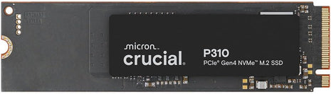 Crucial P310 1TB SSD, PCIe Gen4 NVMe M.2 2280, Up to 7,100MB/s, for Laptop, Desktop (PC), & Handheld Gaming Consoles, Includes Acronis Data Recovery Software, Solid State Drive - CT1000P310SSD801