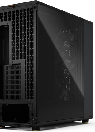 Fractal Design North XL RC Charcoal Black TG Dark - Reverse Connection Motherboard Compatible - Three 140mm Aspect PWM Fans Included- Type C USB - ATX Airflow Full Tower PC Gaming case