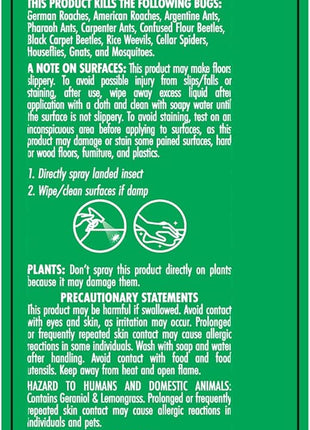 STEM Kills Ants, Roaches And Flies: Plant-Based Active Ingredient Bug Spray, Botanical Insecticide For Indoor And Outdoor Use; 12 fl oz (Pack Of 1)