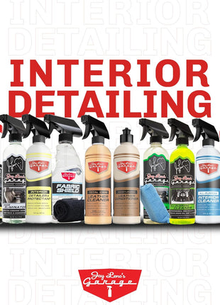Jay Leno's Garage Tire Shine Delivers long-lasting High Gloss with a Deep Black Wet Look Glow. This Tire Dressing Spray and Car Tire Shine Work as Auto Detailing Care for Wheels and Tires – 16 oz.