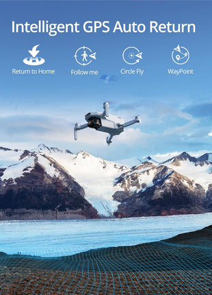 Potensic ATOM SE GPS Drone with 4K EIS Camera, Under 249g, 62 Mins Flight, 4KM FPV Transmission, Brushless Motor, Max Speed 16m/s, Auto Return, Lightweight and Foldable Drone for Adults Beginner