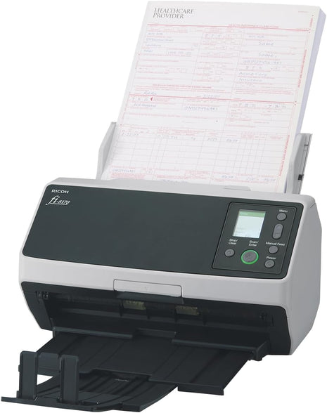 Fujitsu RICOH fi-8170 Premium Bundle Professional High Speed Document Scanner with 5 Years of Service - Black & White