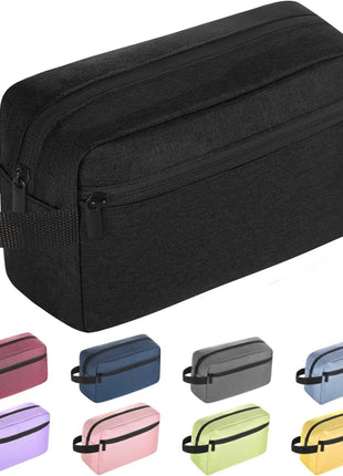 Icramsy Travel Toiletry bag Toiletry bag for women men Hanging Cosmetic bag Travel accessories for Women Men (Black)