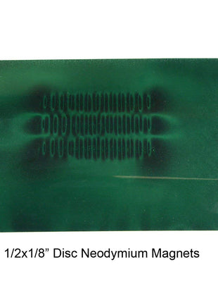 Green Magnetic Viewing Film 4x6 | Cool Magnets Science Kit | Magnetic Field Detector & Visual Aid for Physics Education | Ideal for Research & Magnetism Demonstrations