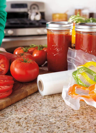 FoodSaver Custom Length Vacuum Sealer Bags Multipack, 5 Count Rolls for Airtight Food Storage and Sous Vide   Compatible with FoodSaver, 8 (2 Pack) and 11 (3 Pack)
