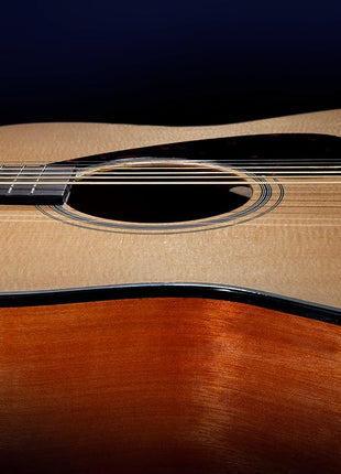 Yamaha 6 String Beginner Solid Spruce Top Traditional Western Dreadnought Acoustic Guitar With Rosewood FIngerboard, Natural Finish, Right, (FG800J NT)