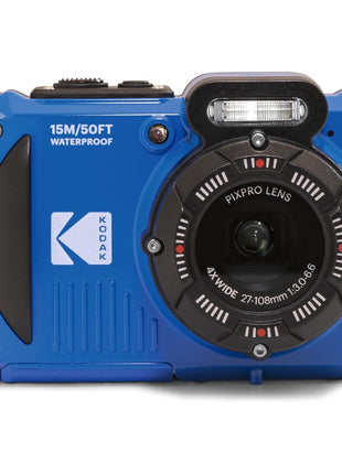 KODAK PIXPRO WPZ2 Rugged Waterproof Shockproof Dustproof WiFi Digital Camera 16MP 4X Optical Zoom 1080P Full HD Video Vlogging Camera 2.7 inch LCD (Blue)