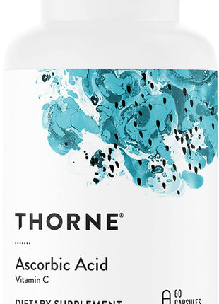 THORNE - Immune & Wellness Support Bundle - Asorbic Acid & Vitamin D-5000 - Antioxidant & Immune Function - 60 Servings