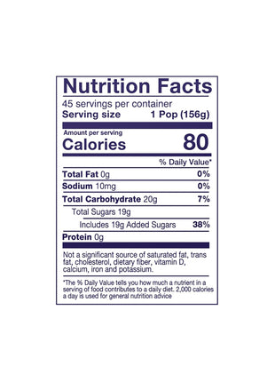Fla-Vor-Ice Assorted Freezer Bars, Giant Pops 5.5oz, 45 Count