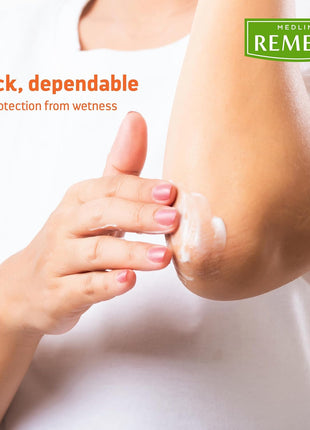 Medline Remedy Essentials Zinc Oxide Skin Protectant Paste (4 oz Tube), Unscented, Barrier, Incontinence Cream, Diaper Rash, Adults, Elderly, Hypoallergenic, Paraben Free