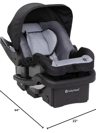 baby Trend Expedition® Jogger Travel System with EZ-LiftTM Infant Car Seat, Dash Black