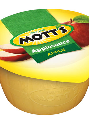 Mott's Applesauce, 4 Oz Cups, 18 Count, No Artificial Flavors, Good Source Of Vitamin C, Nutritious Option For The Whole Family