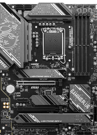 MSI Z790 Gaming Plus WiFi-AMZ Gaming Motherboard (Support 14th/13th/12th Gen Intel Processors, LGA 1700, DDR5, PCIe 5.0, M.2 Slots, 2.5Gbps LAN, USB 3.2 Gen2, Wi-Fi 6E, Bluetooth 5.3, ATX)