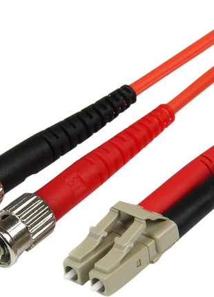 StarTech.com 5m Fiber Optic Cable - Multimode Duplex 50/125 - LSZH Fiber Jumper Cord - LC/ST
