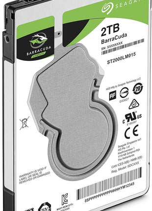 Seagate 2TB BarraCuda SATA 6Gb/s 128MB Cache 2.5-Inch 7mm Internal Hard Drive (ST2000LM015)