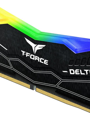 TEAMGROUP T-Force Delta RGB DDR5 Ram 32GB (2x16GB) 6000MHz PC5-48000 CL28 Intel XMP 3.0 AMD Expo Compatible Desktop Memory Black FF3D532G6000HC28ADC01