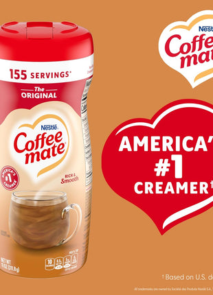 Nestle Coffee mate Coffee Creamer, Original, Powder Creamer, 11 oz Canister (Pack of 12)