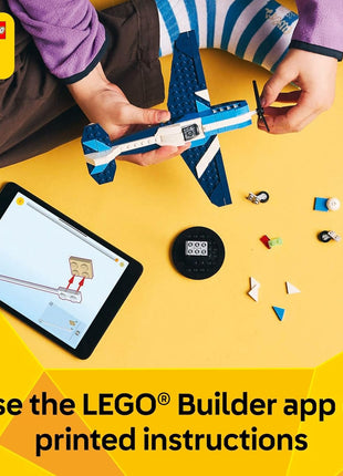 LEGO Creator 3 in 1 Aircraft Race Plane Toy - Building Toy with 3 Building Options, Airplane, Fighter Jet, or Helicopter - Gift Idea for Kids, Boys and Girls, Ages 7+ - 31160