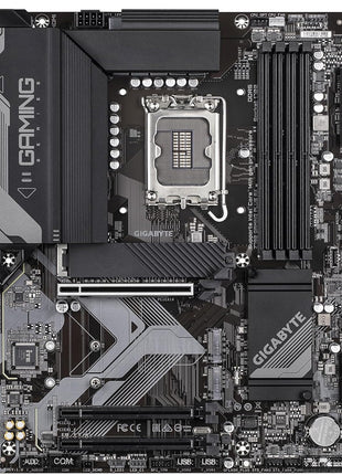 GIGABYTE Z790 Gaming Plus AX LGA 1700 Intel Z790 ATX Motherboard with DDR5, Triple M.2, PCIe 4.0, USB 3.2 Gen2 Type-C, Realtek Wi-Fi 6, Realtek LAN, Q-Flash Plus, EZ-Latch