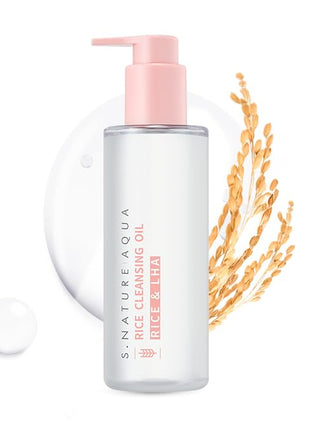 S.NATURE Mild Cleanser Duo For Faicial Cleansing: Aqua Rice Cleansing Oil 200ml + Aqua Rice Foam Cleanser 160ml